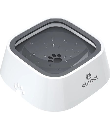 Dog Bowl No Spill Pet Water Bowl No Drip Slow Water Feeder Cat Pet Water Dispenser 35Oz/1L Travel