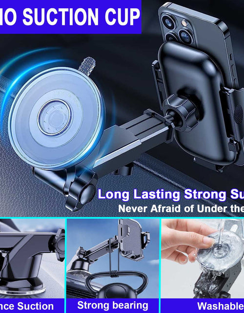 Load image into Gallery viewer, Car Phone Mount, Phone Mount for Car with Car Air Vent Clip, Long Arm Universal Cell Phone Holder,Phone Car Mounts for All Smartphone
