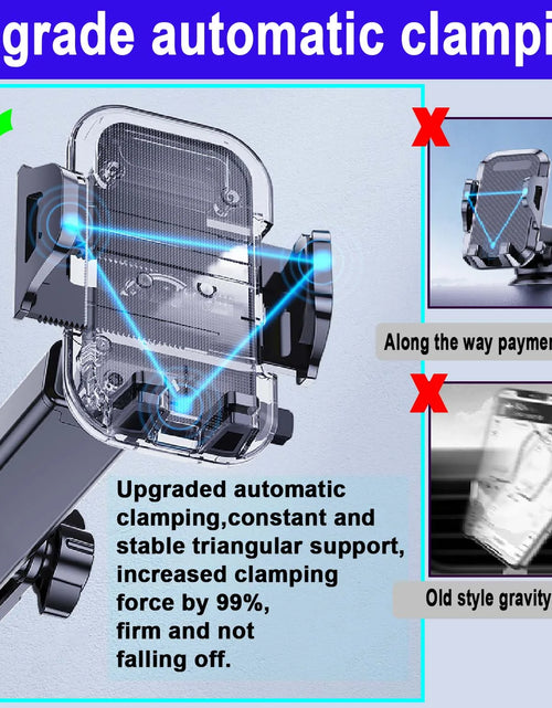 Load image into Gallery viewer, Car Phone Mount, Phone Mount for Car with Car Air Vent Clip, Long Arm Universal Cell Phone Holder,Phone Car Mounts for All Smartphone
