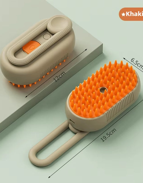 Load image into Gallery viewer, Cat Dog Pet Spray Massage Comb One Button Spray anti Flying Hair Comb Bath Brush Hair Removal Pet Supplies
