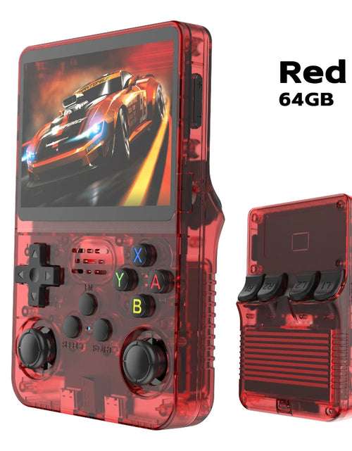 Load image into Gallery viewer, R36S ARKOS Retro Handheld Video Game Console Genuine 3.5 Inch IPS Multiple Colors Are Available Screen Portable Player 64GB Game
