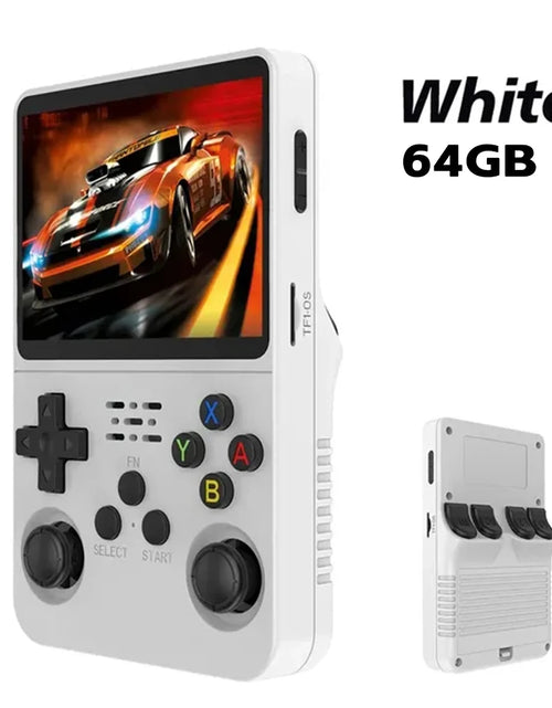 Load image into Gallery viewer, R36S ARKOS Retro Handheld Video Game Console Genuine 3.5 Inch IPS Multiple Colors Are Available Screen Portable Player 64GB Game
