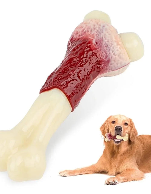 Load image into Gallery viewer, Dog Toys for Aggressive Chewers Large Breed, Beef Flavor Nylon Durable Dog Chew Toys
