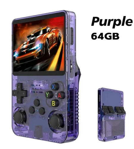 R36S ARKOS Retro Handheld Video Game Console Genuine 3.5 Inch IPS Multiple Colors Are Available Screen Portable Player 64GB Game