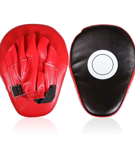 2Pcs Curved Boxing Bag Taekwondo Muay Thai Karate Adults Kids PU Training Paws Pads Boxing Equipment Focus Punching Bags