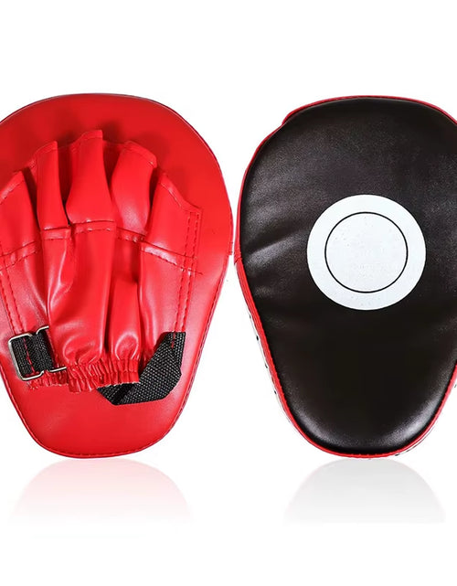Load image into Gallery viewer, 2Pcs Curved Boxing Bag Taekwondo Muay Thai Karate Adults Kids PU Training Paws Pads Boxing Equipment Focus Punching Bags
