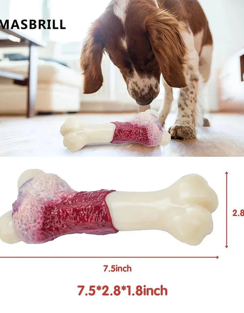 Load image into Gallery viewer, Dog Toys for Aggressive Chewers Large Breed, Beef Flavor Nylon Durable Dog Chew Toys

