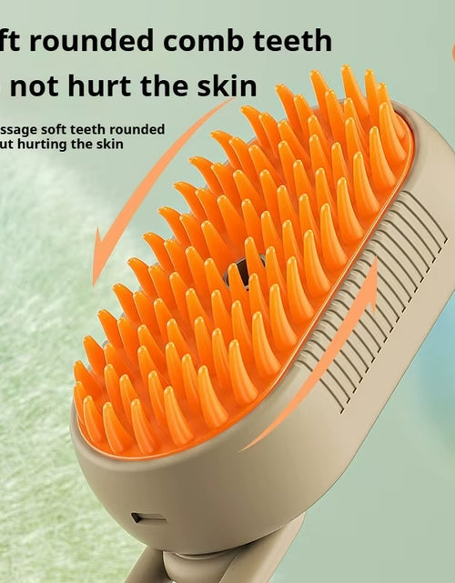 Load image into Gallery viewer, Cat Dog Pet Spray Massage Comb One Button Spray anti Flying Hair Comb Bath Brush Hair Removal Pet Supplies
