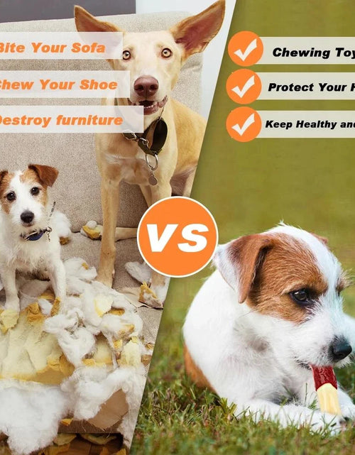 Load image into Gallery viewer, Dog Toys for Aggressive Chewers Large Breed, Beef Flavor Nylon Durable Dog Chew Toys
