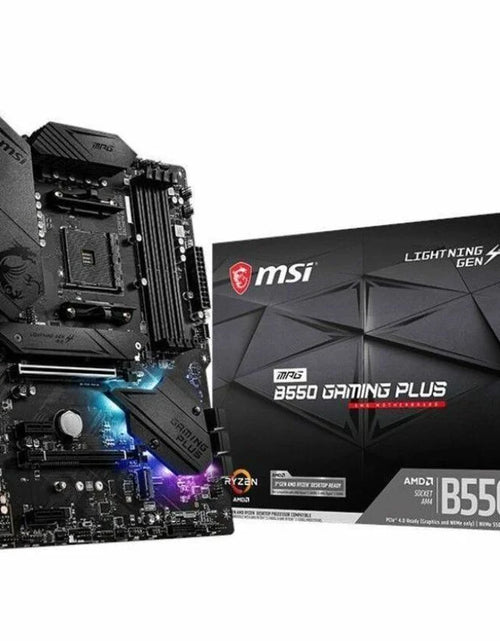 Load image into Gallery viewer, MPG B550 GAMING plus Desktop Motherboard - AMD Chipset - Socket AM4 - ATX (244343)
