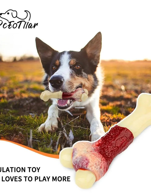 Load image into Gallery viewer, Dog Toys for Aggressive Chewers Large Breed, Beef Flavor Nylon Durable Dog Chew Toys
