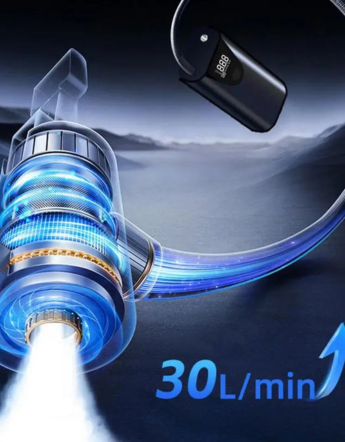 Load image into Gallery viewer, Portable Car Tire Inflator Air Pump for Car Tires Air Compressor Rechargeable Air Pump Tire Air Compressor Bikes Tire Pump
