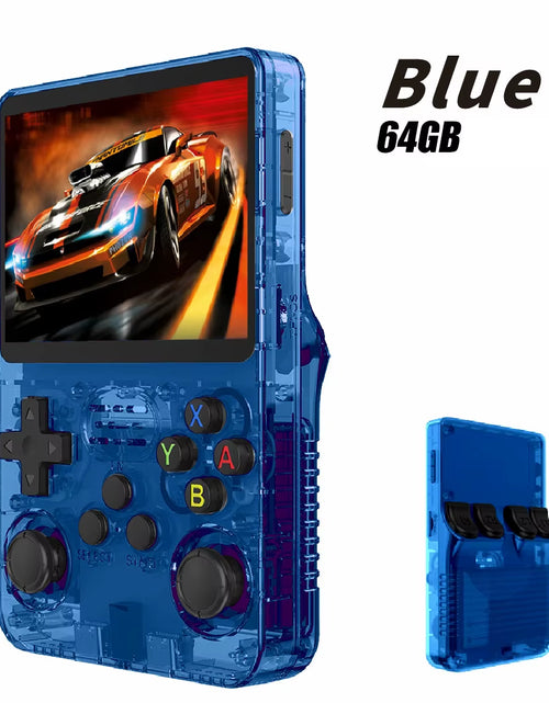 Load image into Gallery viewer, R36S ARKOS Retro Handheld Video Game Console Genuine 3.5 Inch IPS Multiple Colors Are Available Screen Portable Player 64GB Game
